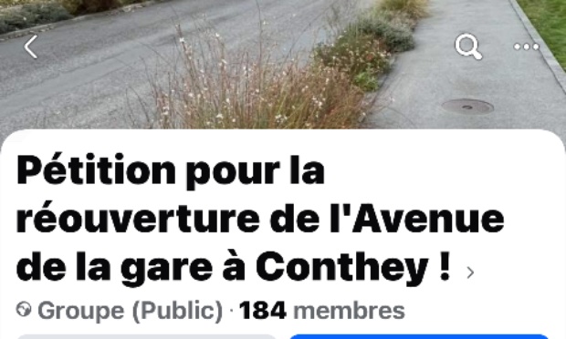 Pour la réouverture de l’avenue de la gare