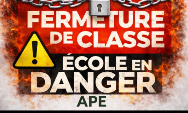 Non à la fermeture d une classe à l'école du tilleul !