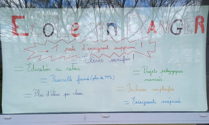 NON à la suppression d'un poste à l'école ouverte de Belbex : Sauvons notre modèle d'inclusion !