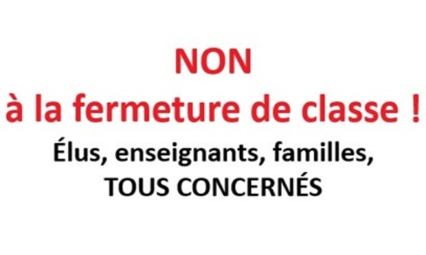 Non à la fermeture d’une classe au RPI Chalain-d'Uzore – Pralong – St-Paul-d'Uzore !!