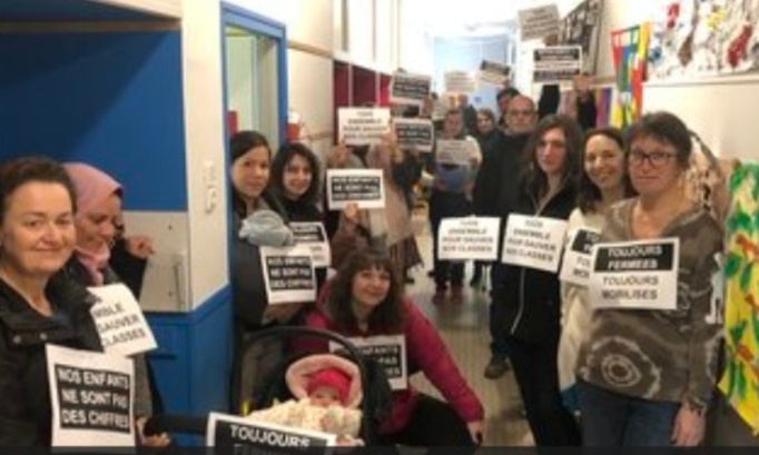 Non à la fermeture d’une classe en élémentaire du pigné !