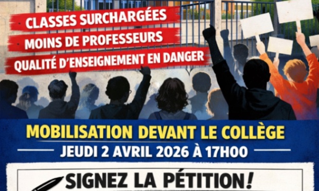 Stop à la suppression des postes au collège de Bueil