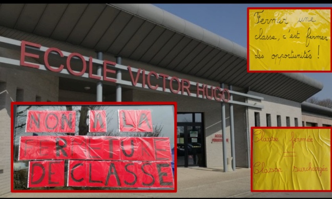 Pour sauver la classe de l'école Victor Hugo à Ailly le Haut Clocher