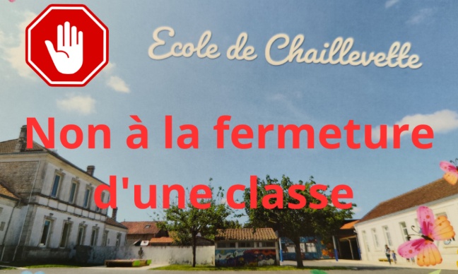 Pour maintenir la classe de l'école de nos enfants ouverte