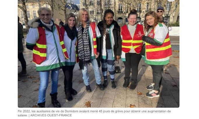 Auxiliaires de vie en colère !