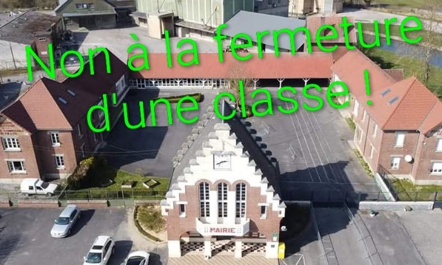 NON à la fermeture d'une classe de l'école de Vendhuile