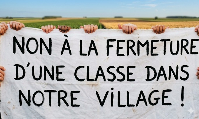 NON à la fermeture de classe ! Sauvons l'avenir de nos enfants et de nos villages!