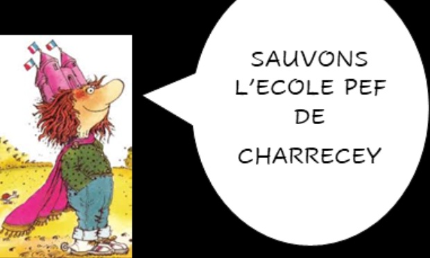 Non a la fermeture de l'école pef de charrecey !