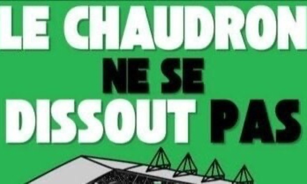 Pour la non dissolution des supporters stephanois, le chaudron ne se dissout pas !