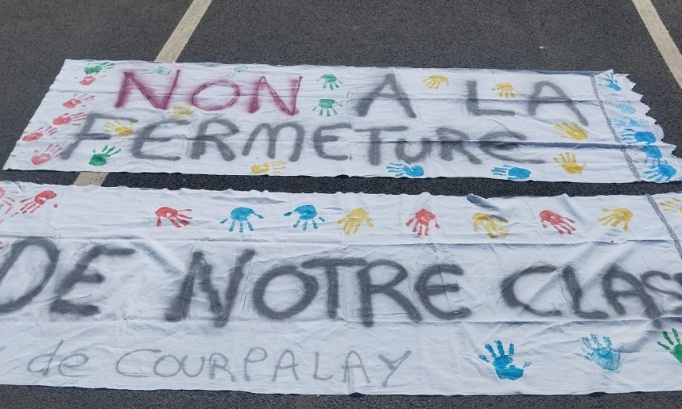 Non &agrave; la fermeture d'une classe au RPI de Courpalay / La Chapelle