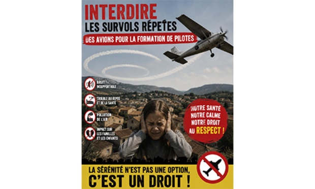 Interdire les survols répétés des avions pour les formations des pilotes