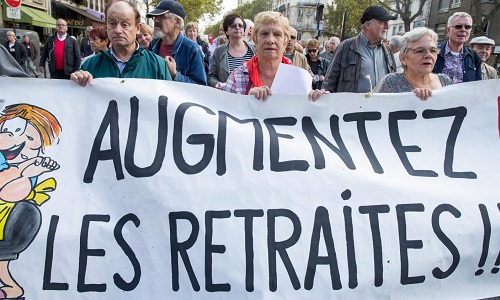 Pour une augmentation de toutes les petites retraites des Français !