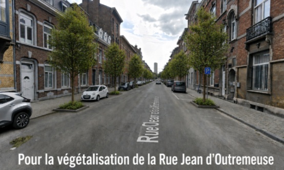 Pour la v&eacute;g&eacute;talisation urgente de la rue Jean d'Outremeuse &agrave; Li&egrave;ge
