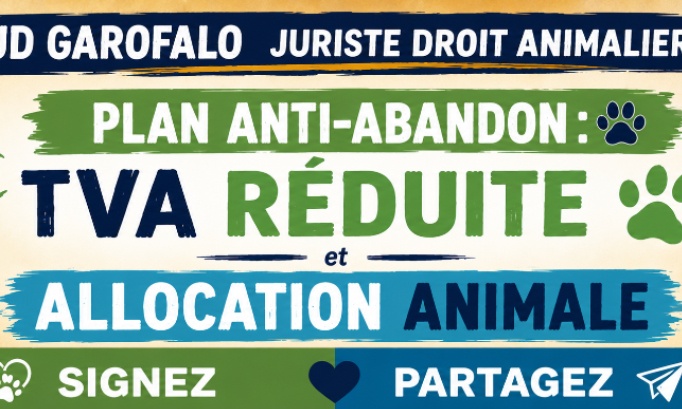 PLAN ANTI-ABANDON : TVA REDUITE POUR NOS ANIMAUX ALLOCATION ANIMALE