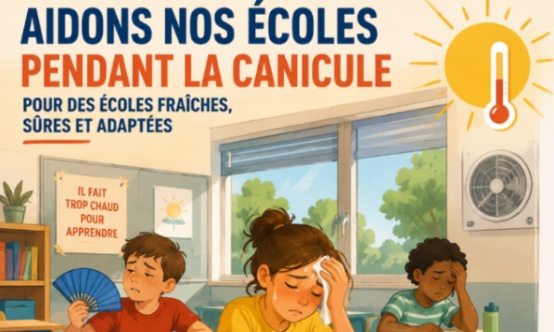 Des écoles adaptées aux fortes chaleurs à Avon maintenant !