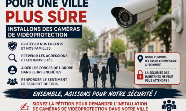 « Renforçons la sécurité de nos habitants et de nos enfants »