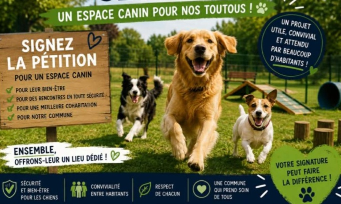 Pour la création d’un espace canin sécurisé et convivial à Seyssel