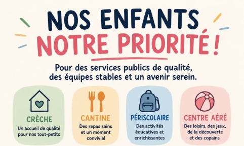 PÉTITION POUR LA PRÉSERVATION DES SERVICES À LA PETITE ENFANCE, À L'ENFANCE ET À LA JEUNES