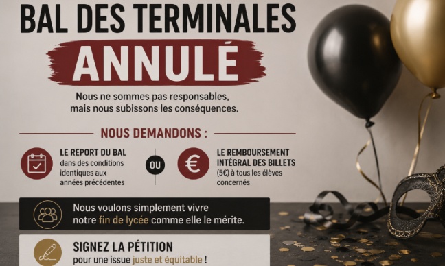 Pour une issue juste concernant le bal des Terminales du lycée Marcel-Sembat