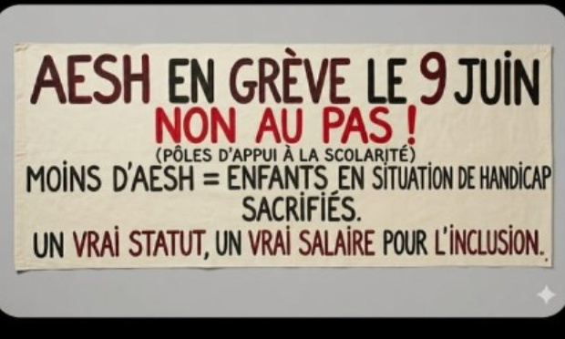 Pour l'affiliation des AESH à une école fixe près du domicile