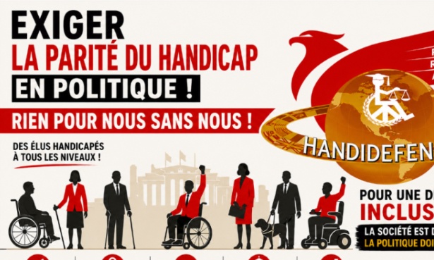 Exiger la parit&eacute; du handicap en politique