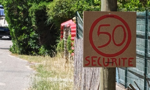 Route de BEDOIN : Sécurisation + abaissement à 50 km/h de la RD974