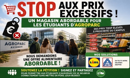 Stop aux prix excessifs de Vival : un magasin abordable pour les étudiants d'Agroparc