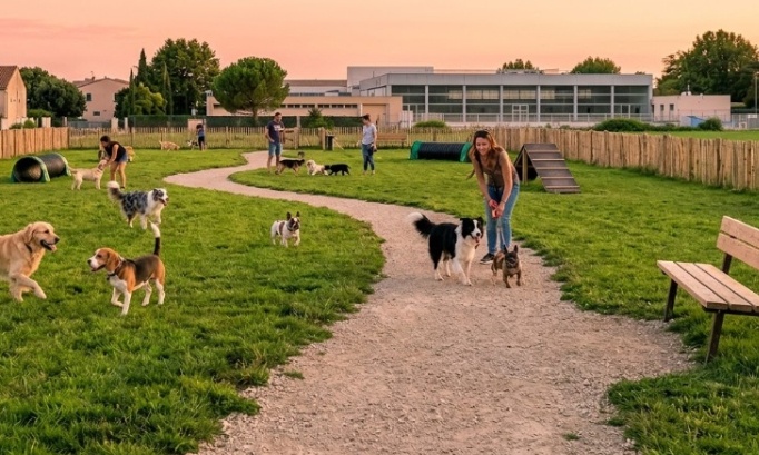 ​Pour la création d'un vrai parc à chiens aménagé à Orange