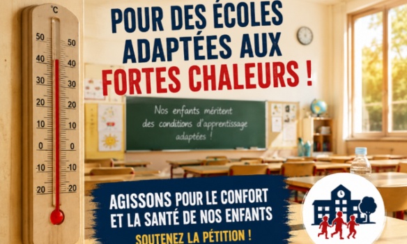 Pour des écoles adaptées aux fortes chaleurs : agissons pour le confort et la santé des enfants d'Uckange