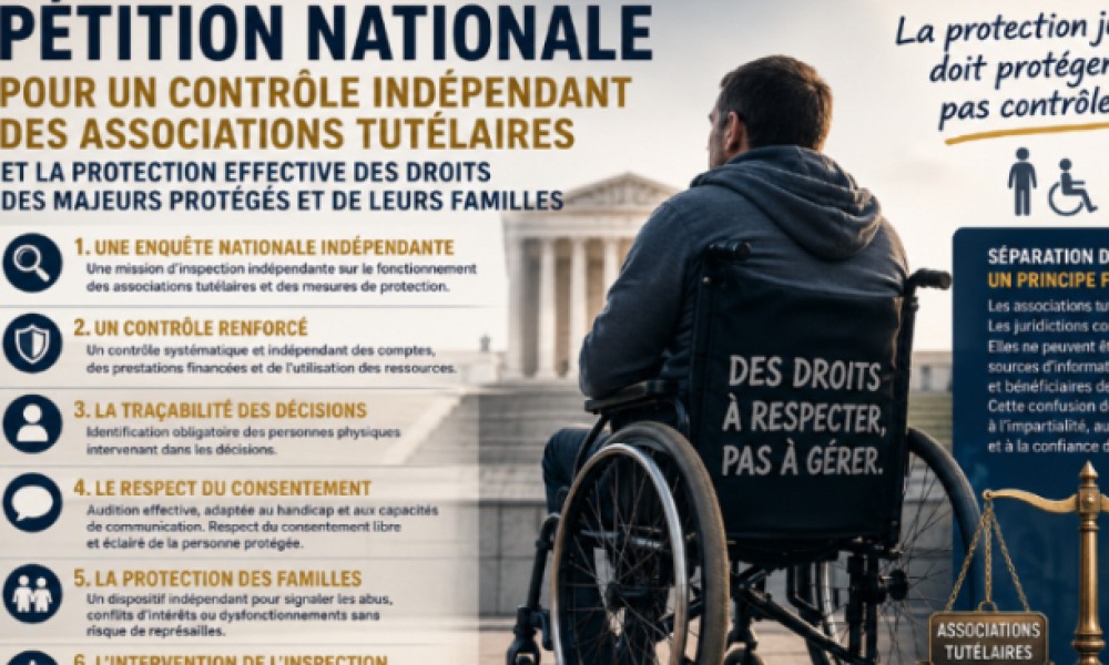 Pour un contrôle indépendant et transparent national des associations tutélaires