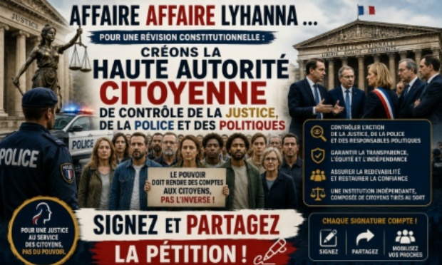 Révision constutionnelle : créons la haute autorité citoyenne de contrôle de la justice