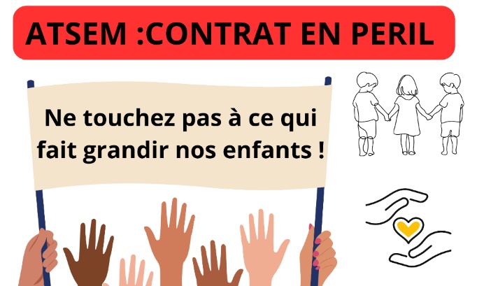 Pétition pour le maintien des horaires de Mélanie, ATSEM en GS/CP