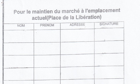 Maintien du marché de Rive-de-Gier sur la place Libération