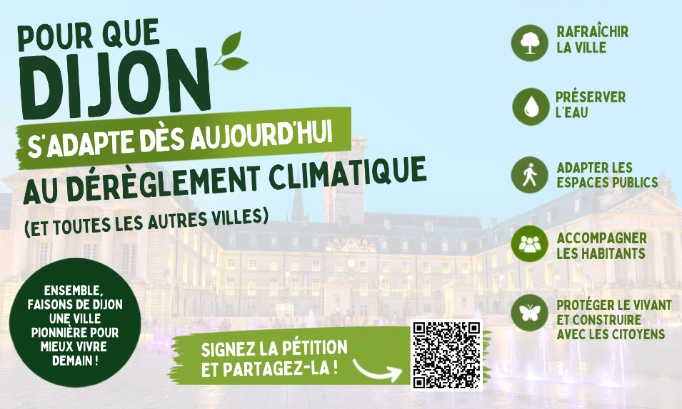 Pour que Dijon s'adapte dès aujourd'hui au dérèglement climatique (et toutes les autres villes)