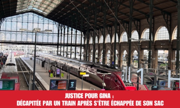 Justice pour Gina : d&eacute;capit&eacute;e par un train apr&egrave;s s'&ecirc;tre &eacute;chapp&eacute;e de son sac