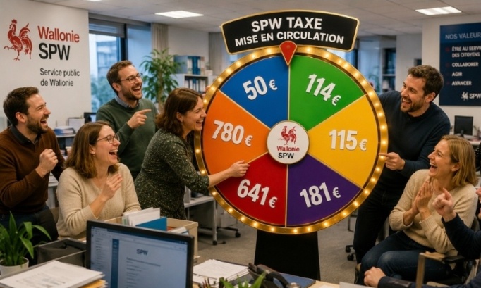 Stop à la taxe de mise en circulation arbitraire du SPW finances