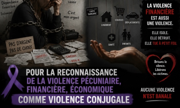 Pour la reconnaissance de la violence financière comme violence conjugale
