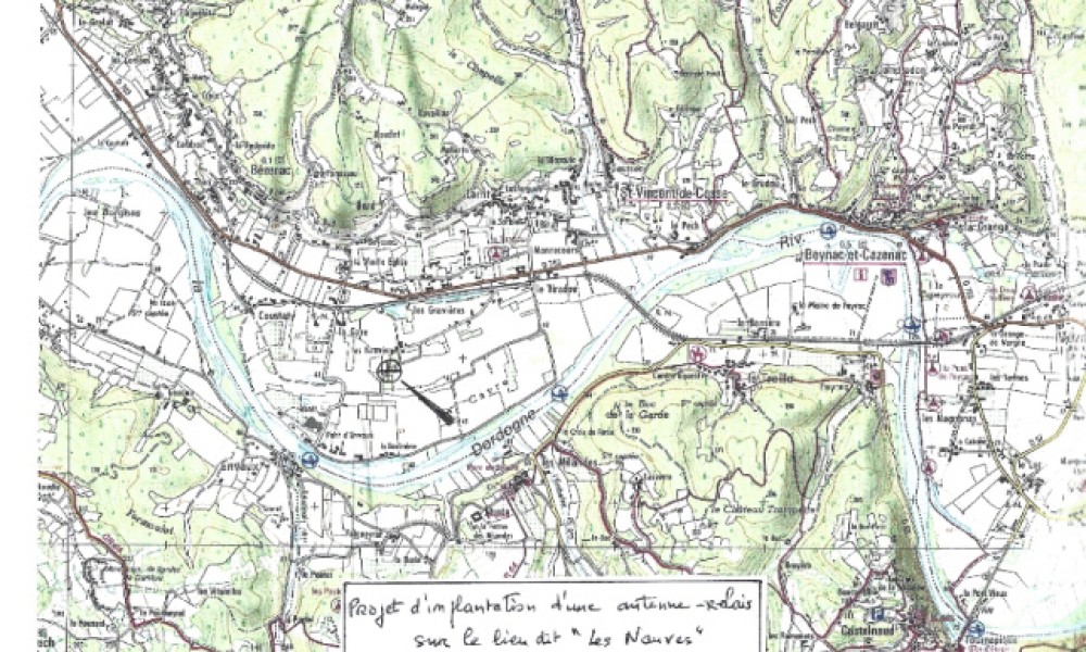 Non à une antenne relais sur la commune de Saint Vincent de Cosse