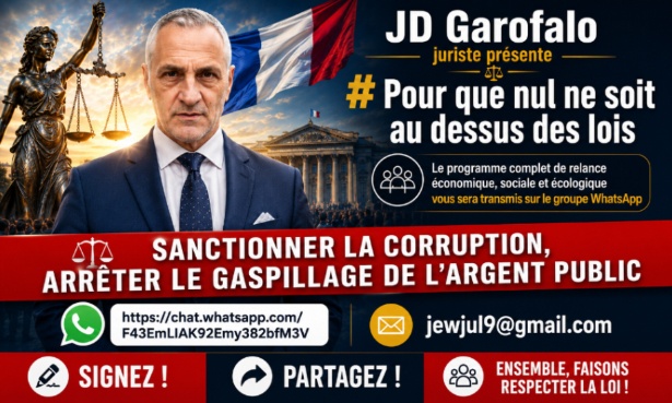 Sanctionner la corruption, arrêter le gaspillage de l'argent public