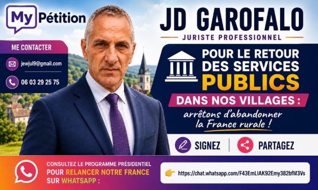 Pour le retour des services publics dans nos villages  : arrêtons d'abandonner la France rurale !