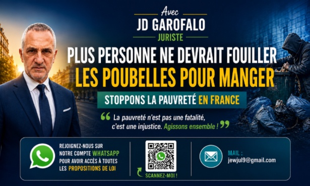 PLUS PERSONNE NE DEVRAIT FOUILLER DANS LES POUBELLES POUR MANGER