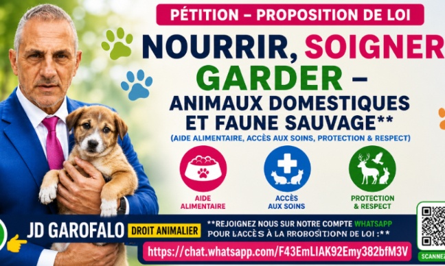 Créer un réseau national d'aide alimentaire et de soins animaliers