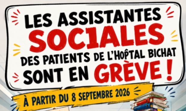 Pour le recrutement imm&eacute;diat des assistantes sociales &agrave; l&rsquo;H&ocirc;pital Bichat-Claude-Bernard