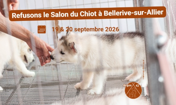 Non au salon du chiot de Bellerive-sur-Allier !