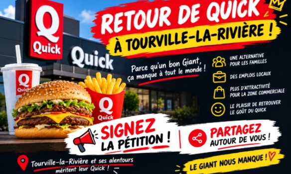 Pour le retour de Quick à Tourville la rivière !