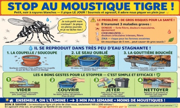 Pour que la mairie agisse contre le moustique tigre maintenant