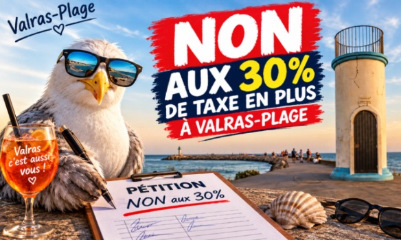Non à l'augmentation de 30% de la taxe d'habitation à Valras Plage