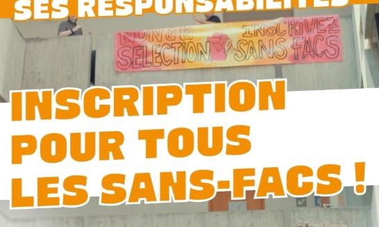 NON &agrave; la s&eacute;lection &agrave; l&rsquo;universit&eacute;