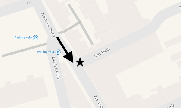 Remettez la signalisation sauf riverain rue de Coulmiers pour accès Tivoli 44000 Nantes