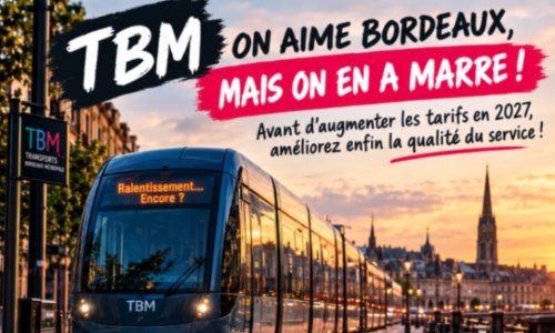 Non &agrave; l'augmentation des tarifs TBM